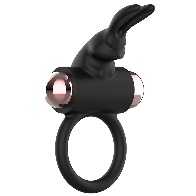 COQUETTE CHIC DESIRE - KUKRING MED VIBRATOR SVART/GULD