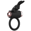 COQUETTE CHIC DESIRE - KUKRING MED VIBRATOR SVART/GULD