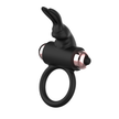 COQUETTE CHIC DESIRE - KUKRING MED VIBRATOR SVART/GULD