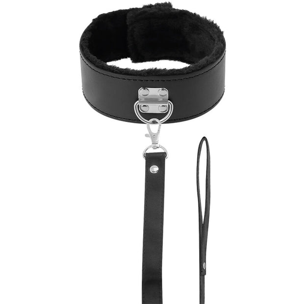 DARKNESS - FODRAT HALSBAND MED TITANKEDJA