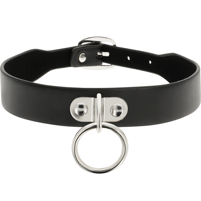 COQUETTE CHIC DESIRE - VEGANSKT LÄDERHALSBAND DAM FETISH ACCESSOAR
