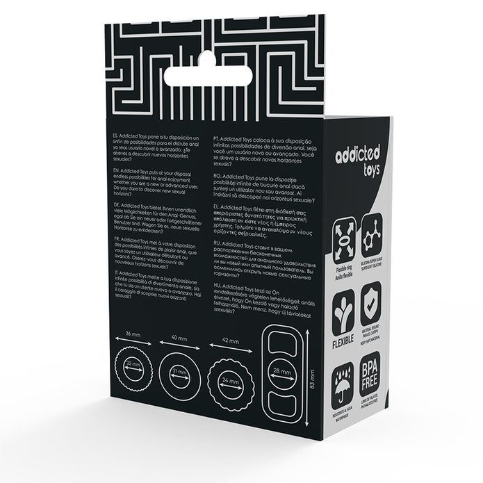 ADDICTED TOYS - KUKRINGSET 4 DELAR