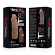 VIRILXL - FLYTANDE SILIKON V5 BRUN PENISFÖRLÄNGARE