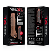 VIRILXL - Liquid Silicone V9 – ruskea penislisäke