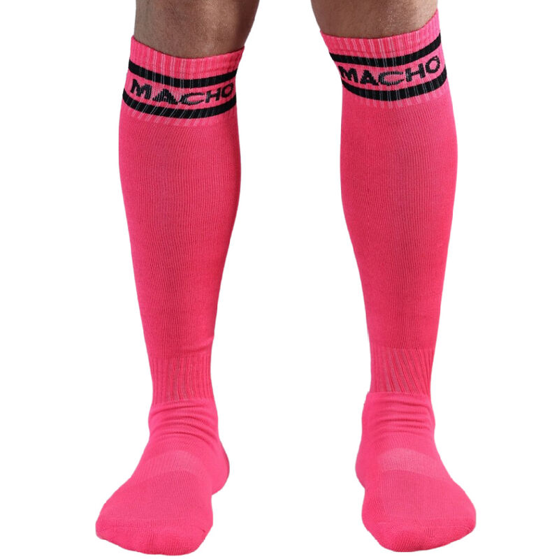 MACHO - Pitkät pinkit sukat, one size