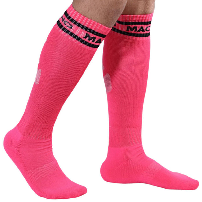 MACHO - Pitkät pinkit sukat, one size