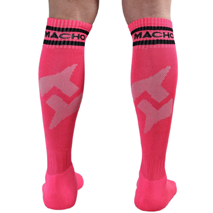 MACHO - Pitkät pinkit sukat, one size