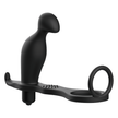 ADDICTED TOYS - ANALPLUGG MED SVART SILIKONRING 12 CM