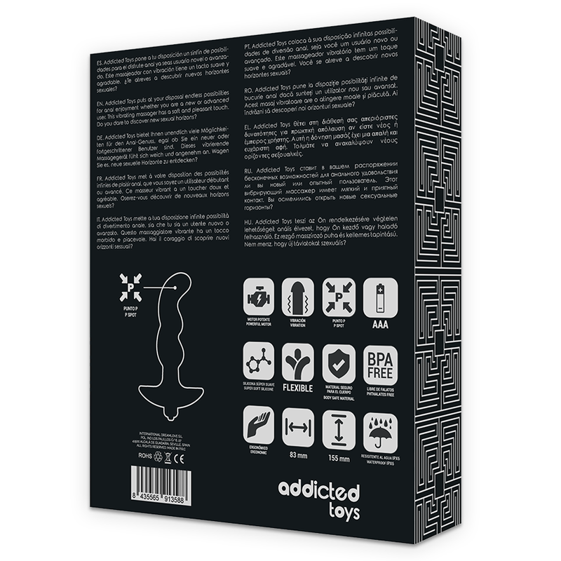 ADDICTED TOYS - Anaalivibraattori malli 2